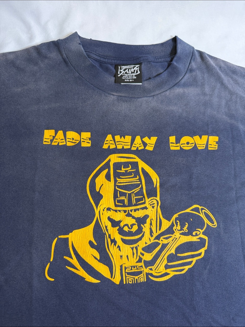 BAPE x SAINT MXXXXXX General Tee in navy - Picture 2 of 4